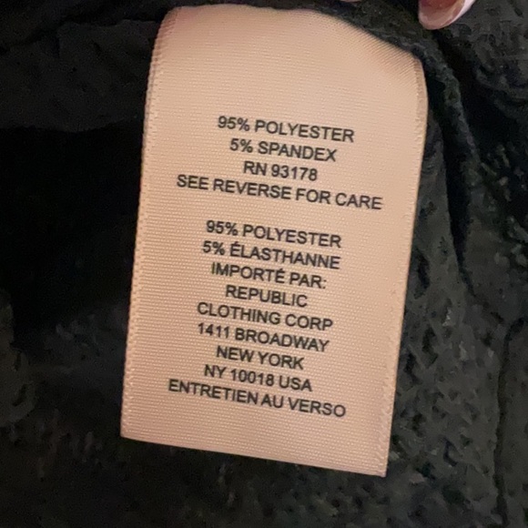 Philosophy Textured Short Sleeve Button Up Top, Size 3X, Black, NWT - Picture 8 of 12